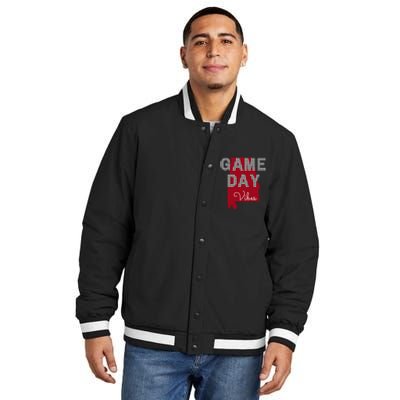 Alabama Football Tailgate Game Day Vibes Fall Insulated Varsity Jacket