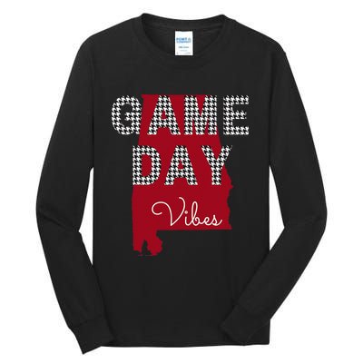 Alabama Football Tailgate Game Day Vibes Fall Tall Long Sleeve T-Shirt