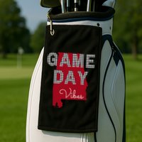 Alabama Football Tailgate Game Day Vibes Fall Golf Towel