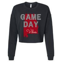 Alabama Football Tailgate Game Day Vibes Fall Cropped Pullover Crew
