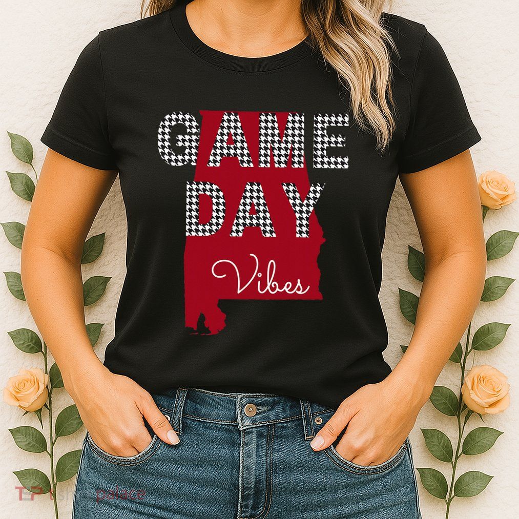Alabama Football Tailgate Game Day Vibes Fall Womens T-Shirt