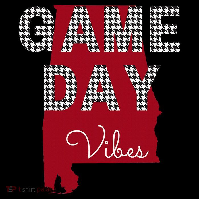 Alabama Football Tailgate Game Day Vibes Fall Womens T-Shirt