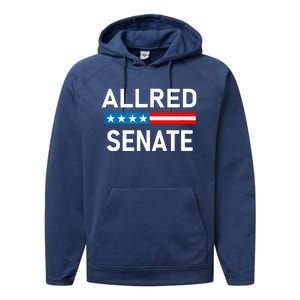 Allred For Texas Allred For Senate Performance Fleece Hoodie