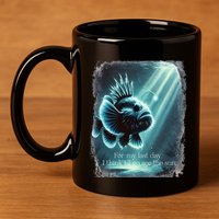 Anglerfish Found The Light Angler Fish .Png 11oz C Handle Ceramic Mug