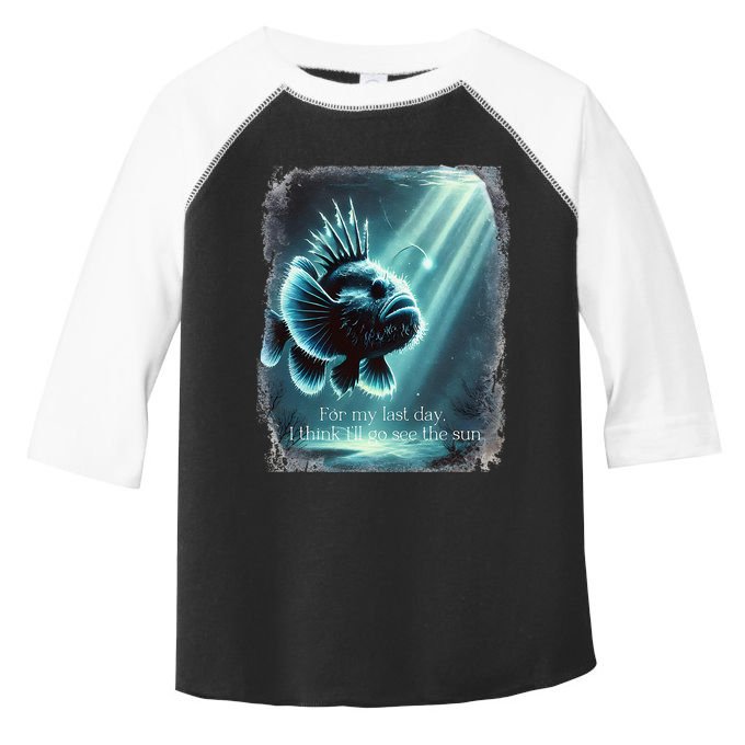 Anglerfish Found The Light Angler Fish .Png Toddler Fine Jersey T-Shirt
