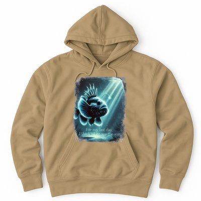 Anglerfish Found The Light Angler Fish .Png Hoodie