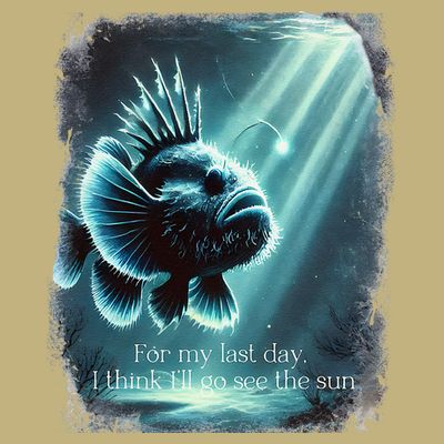 Anglerfish Found The Light Angler Fish .Png T-Shirt