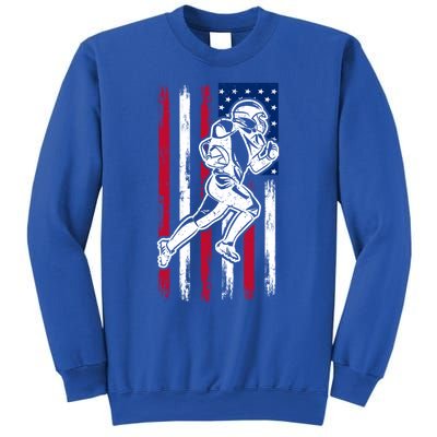 American Football Team Gift Us American Flag Football Great Gift Sweatshirt