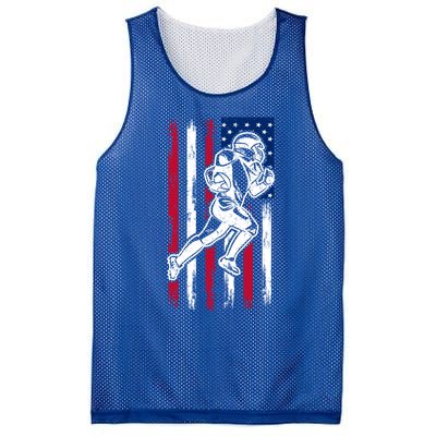 American Football Team Gift Us American Flag Football Great Gift Mesh Reversible Basketball Jersey Tank