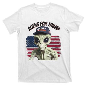 Aliens For Trump 2024 Maga Alien T-Shirt