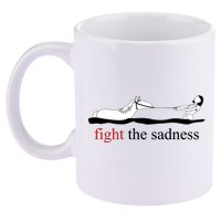 Artax Fight The Sadness 11oz C Handle Ceramic Mug