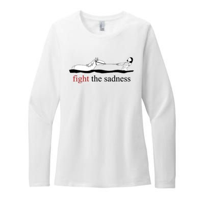 Artax Fight The Sadness Womens CVC Long Sleeve Shirt