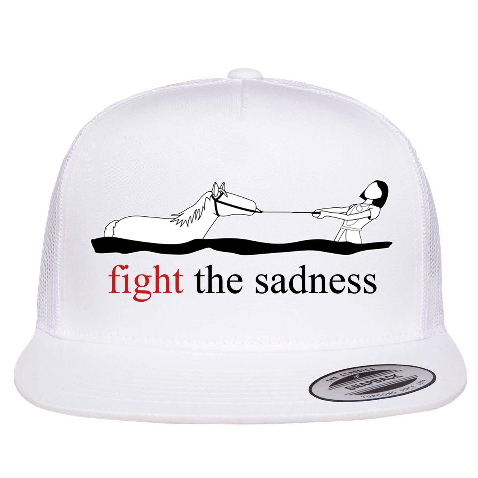 Artax Fight The Sadness Flat Bill Trucker Hat