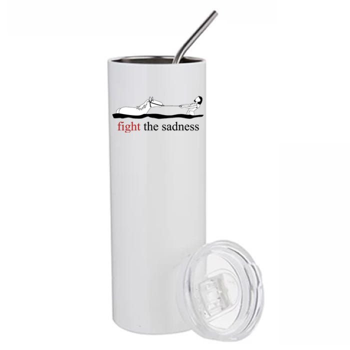 Artax Fight The Sadness Stainless Steel Tumbler