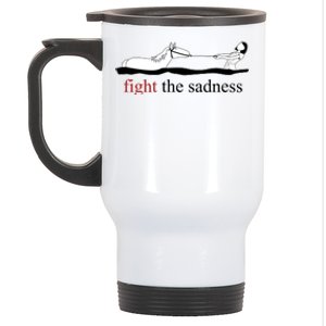 Artax Fight The Sadness Stainless Steel Travel Mug