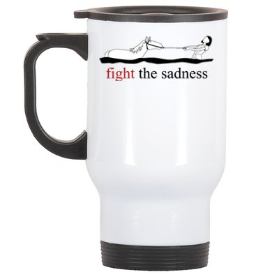 Artax Fight The Sadness Stainless Steel Travel Mug