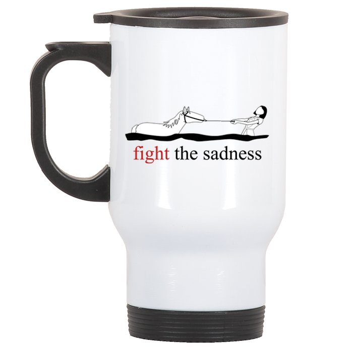 Artax Fight The Sadness Stainless Steel Travel Mug