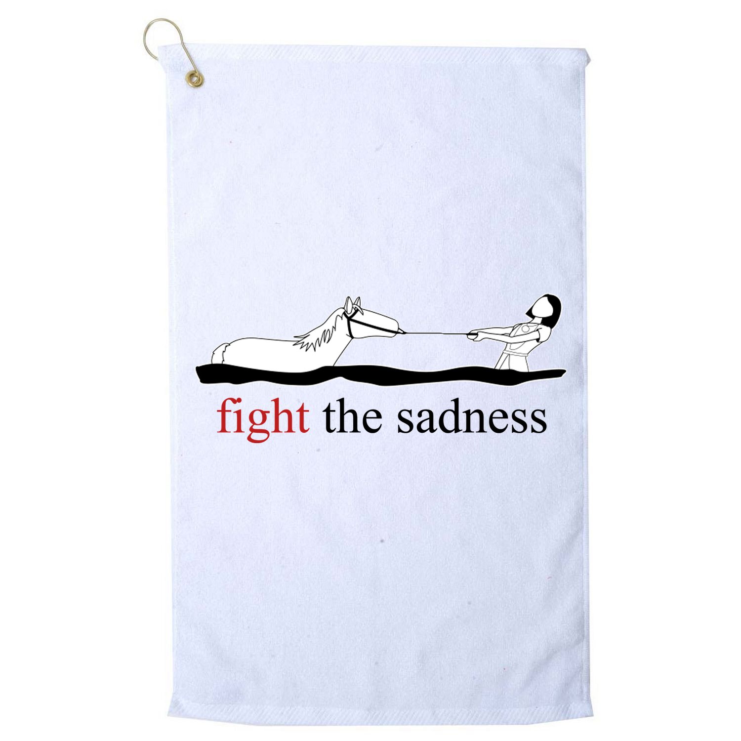 Artax Fight The Sadness Golf Towel