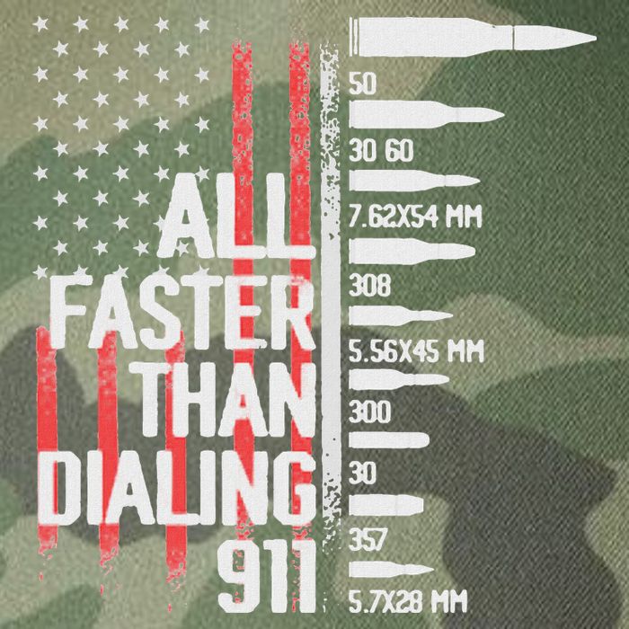 All Faster Than Dialing 911 American Flag Funny Gun Owner Legacy Tie Dye Trucker Hat