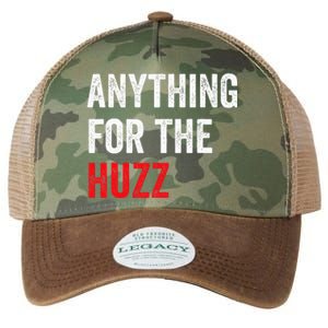 Anything For The Huzz Viral Funny Meme Brainrot Trendy Legacy Tie Dye Trucker Hat