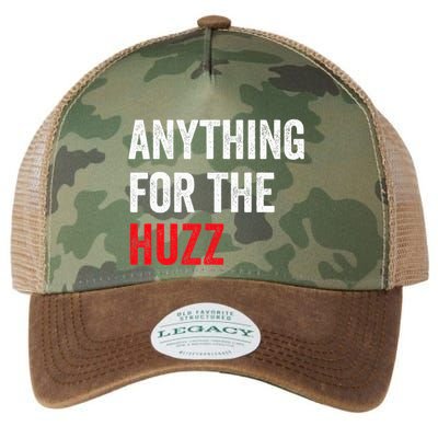 Anything For The Huzz Viral Funny Meme Brainrot Trendy Legacy Tie Dye Trucker Hat