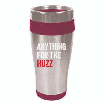 Anything For The Huzz Viral Funny Meme Brainrot Trendy 16oz Travel Tumbler