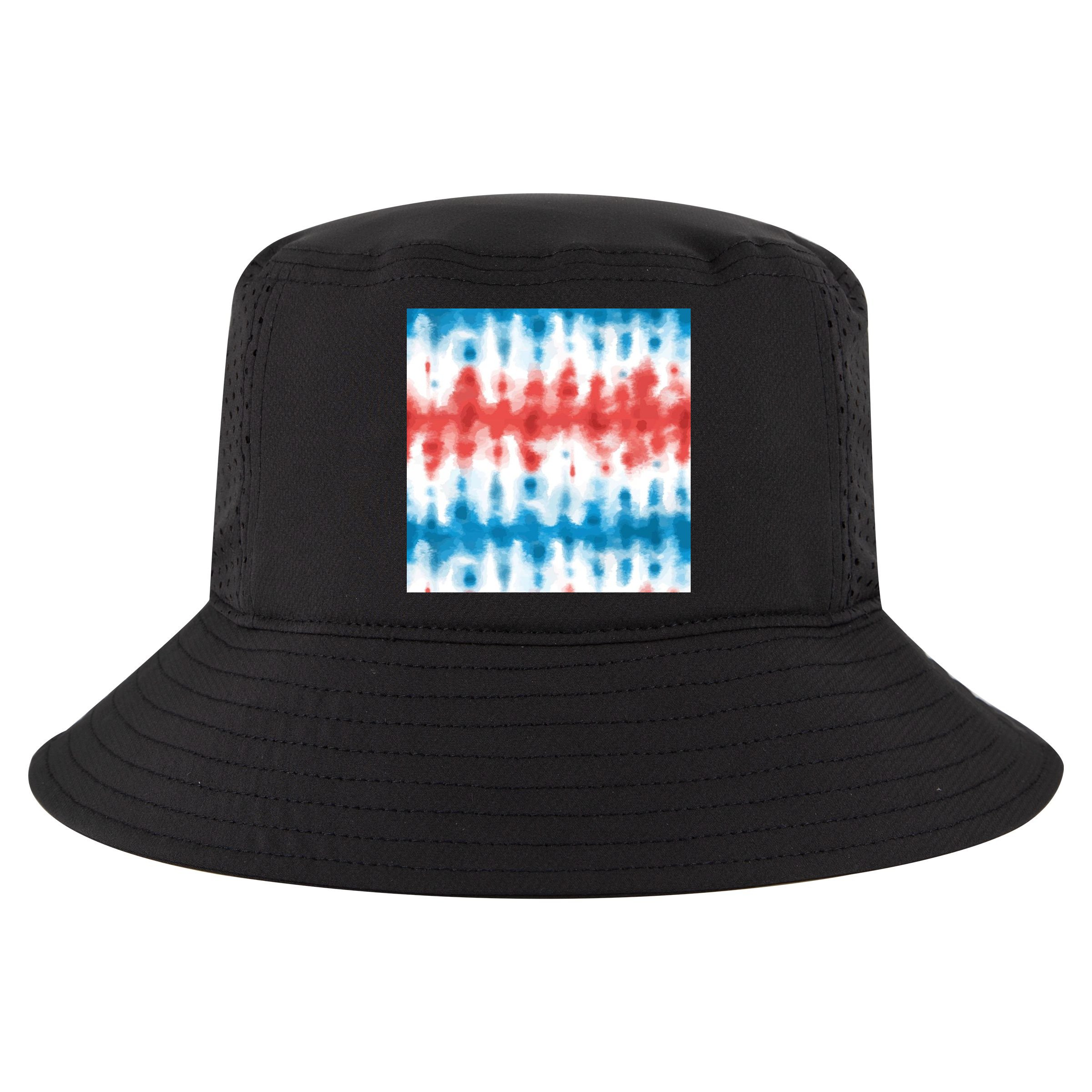 American Flag Tye Die Pattern Cool Comfort Performance Bucket Hat