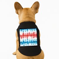 American Flag Tye Die Pattern Doggie Tank