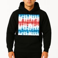 American Flag Tye Die Pattern Hoodie