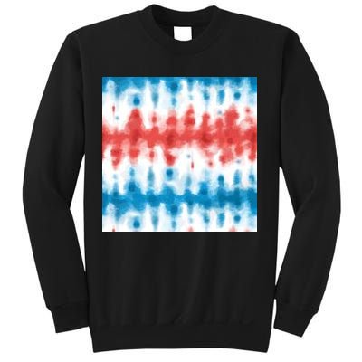 American Flag Tye Die Pattern Sweatshirt