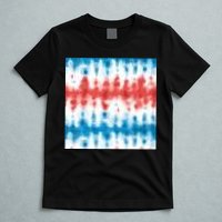 American Flag Tye Die Pattern T-Shirt
