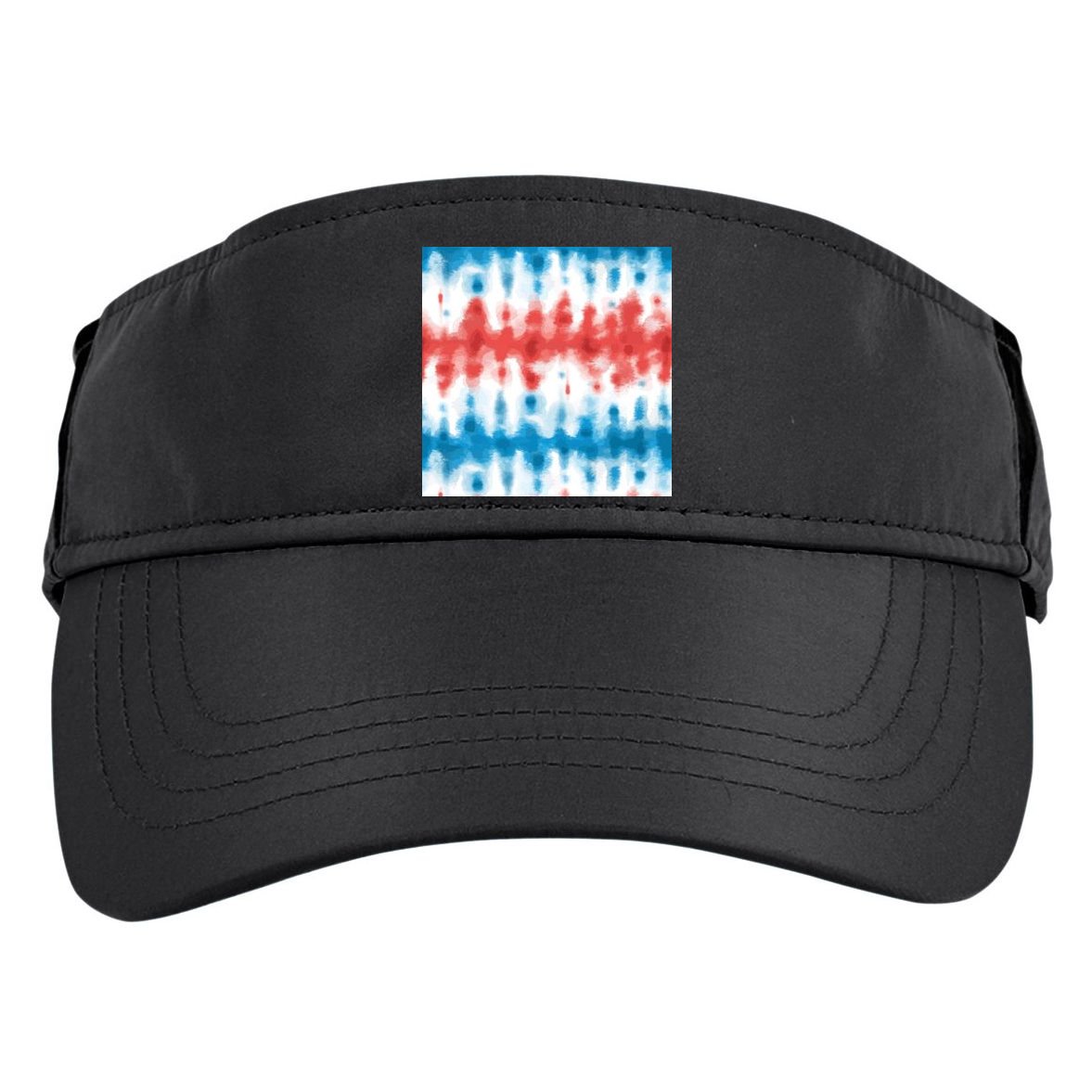 American Flag Tye Die Pattern Adult Drive Performance Visor