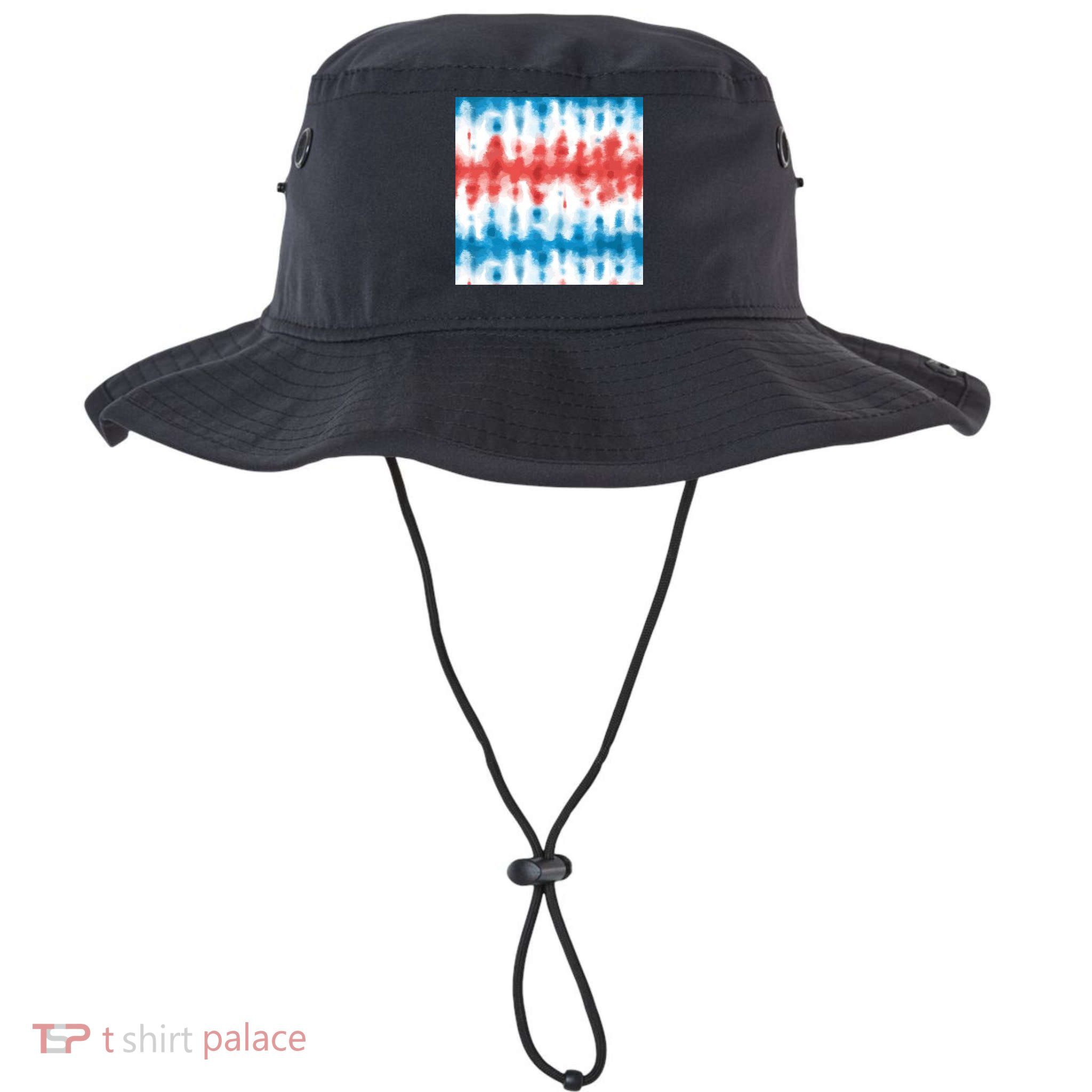 American Flag Tye Die Pattern Bucket Hat