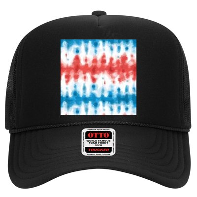 American Flag Tye Die Pattern Trucker Hat