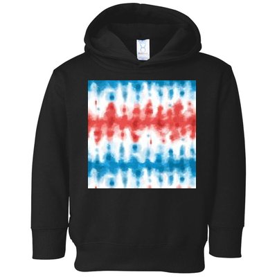 American Flag Tye Die Pattern Toddler Hoodie