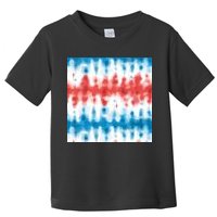 American Flag Tye Die Pattern Toddler T-Shirt