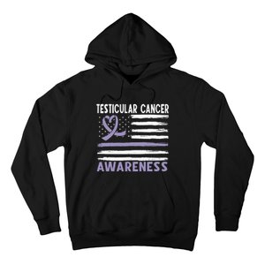 American Flag Testicular Cancer Awareness Hoodie