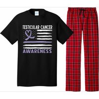 American Flag Testicular Cancer Awareness Pajama Set