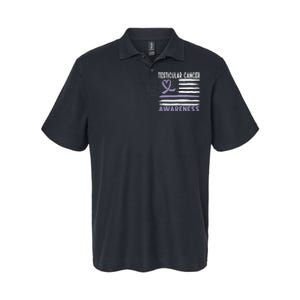 American Flag Testicular Cancer Awareness Softstyle Adult Sport Polo