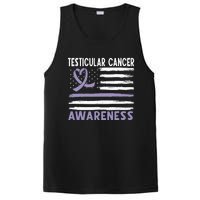 American Flag Testicular Cancer Awareness PosiCharge Competitor Tank