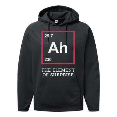 Ah Funny The Element Of Surprise Performance Fleece Hoodie