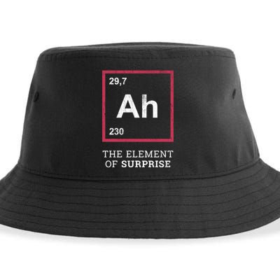 Ah Funny The Element Of Surprise Sustainable Bucket Hat