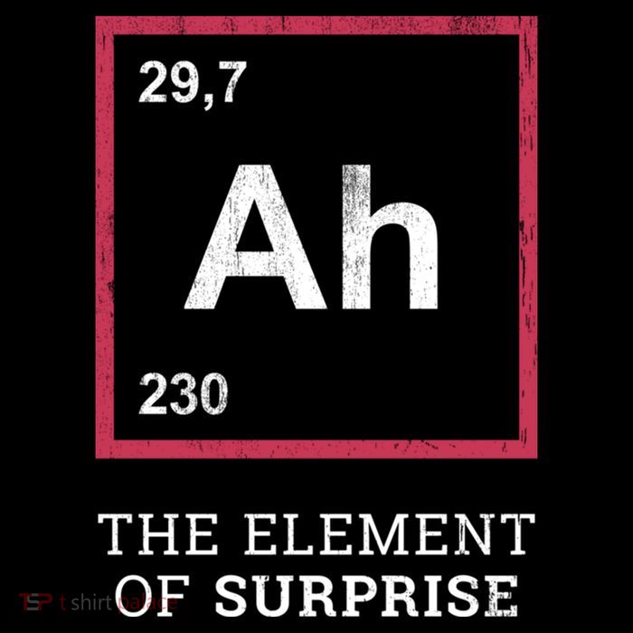 Ah Funny The Element Of Surprise Button