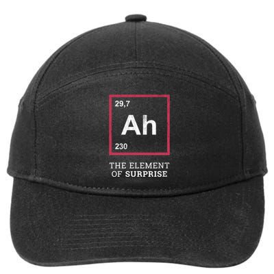 Ah Funny The Element Of Surprise 7-Panel Snapback Hat