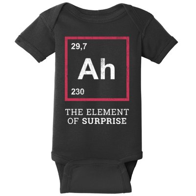 Ah Funny The Element Of Surprise Baby Bodysuit