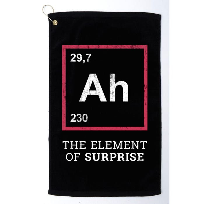 Ah Funny The Element Of Surprise Golf Towel