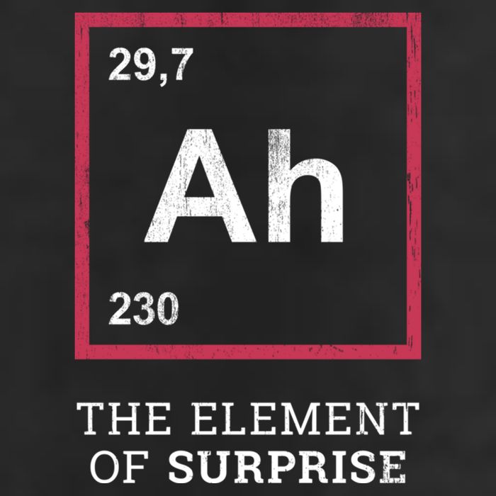 Ah Funny The Element Of Surprise Golf Towel