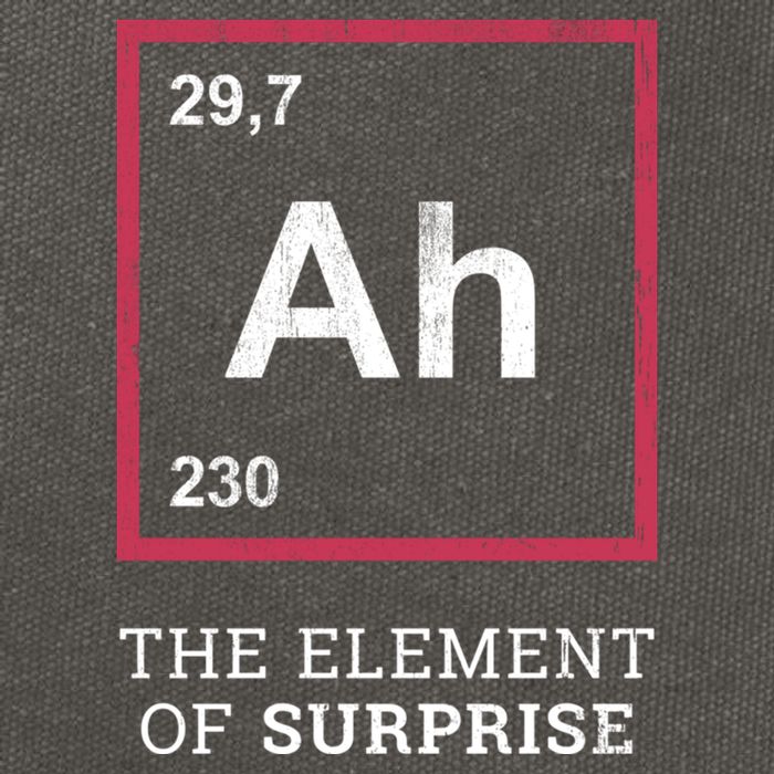 Ah Funny The Element Of Surprise Cotton Canvas Backpack