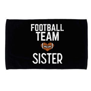 American Football Team Sister Family Match Sis Gift Microfiber Hand Towel