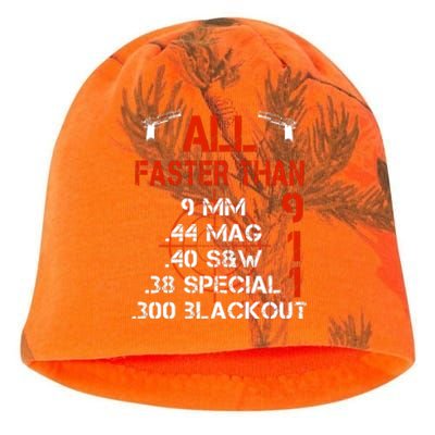 ALL Faster Than 911 Ammo, 9 Mm, 38 Special, .44 Mag Kati - Camo Knit Beanie